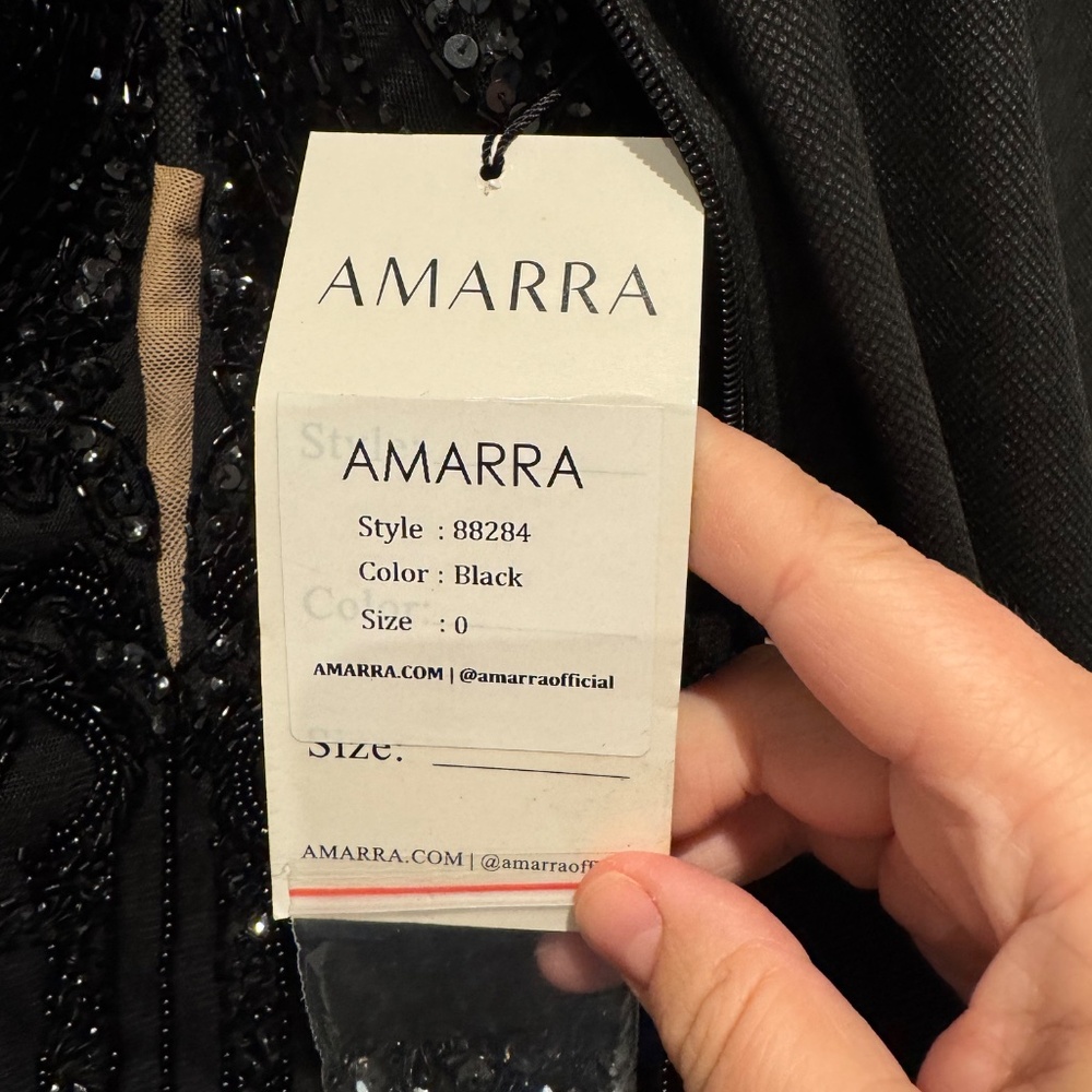 Formal Dress | Amarra | Size 0 | Black - Picture 5 of 7